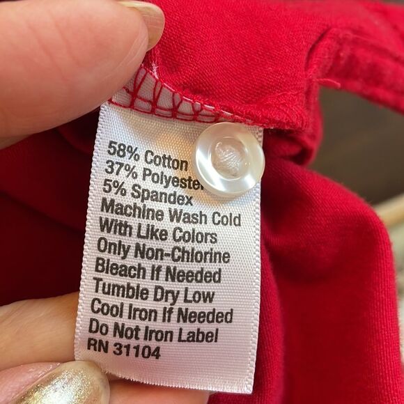 Saddlebred Comfort Flex red polo shirt - Picture 7 of 7